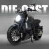 Ducati Diavel Carbon 1:12 Black Die Cast Vehicle Collectible Hobby Motorcycle Model Toy