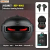 3D PUBG Helmet TWS Gaming Earbuds | Bluetooth 5.3 In-Ear Esports Headset with Mic | Low Latency | Buy in Nepal