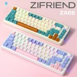 Zifriend ZA68 RGB Hot Swappable Mechanical Keyboard – 68 Keys with Volume Knob | Buy in Nepal