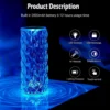 product_image-711gnpclmrl_sl1500_-1491.webp LED Rose Crystal Diamond Table Lamp USB Charging Touch Lamp With Remote Control. Best birthday gift