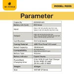 Mypower M205 20000mAh Fast Charging Power Bank in Nepal | PD QC 3.0 | Digital Display | Dual Output - Image 4