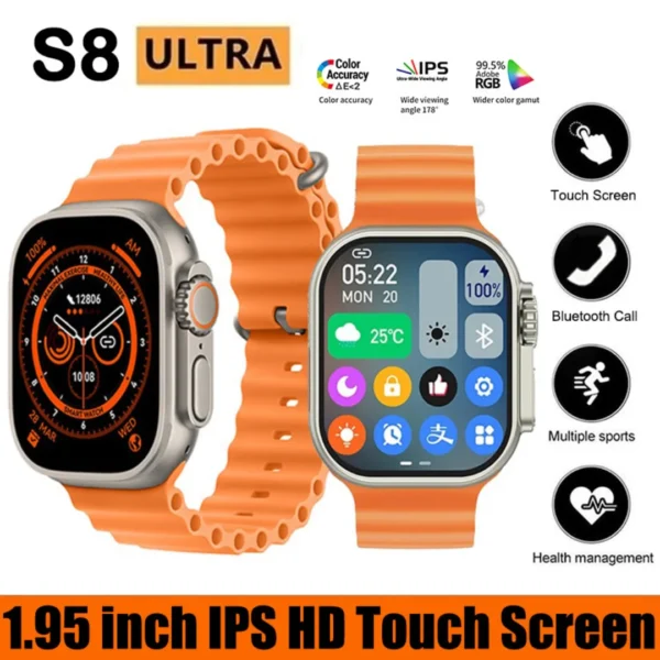 product_image-af46a7b494002141ad3aa75622728e79-8718.webp Premium S8 Ultra Smart Watch with 4G SIM, Bluetooth Calling, Google Maps, Facebook, YouTube | Buy in Nepal