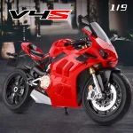 Buy Ducati Panigale V4S 1:12 Diecast Motorcycle Model – Alloy Body, Sound & Light Features | Best Price in Nepal - Image 2