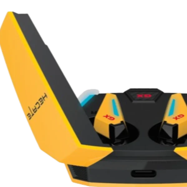 Edifier TWS GX07 Yellow Bluetooth V5.0 Gaming Earbuds Dual Mic call noise Cancel || Bumble bee design Airpods