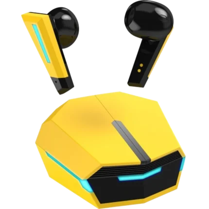 Edifier TWS GX07 Yellow Bluetooth V5.0 Gaming Earbuds Dual Mic call noise Cancel || Bumble bee design Airpods