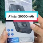 A1 Star 20000mAh Power Bank in Nepal | 27W Fast Charging | Type-C PD & QC 3.0 | 1-Year Warranty | Dual Output Portable Charger - Image 2