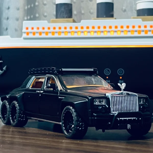 product_image-img_8834-6772.webp 1:32 Rolls-Royce Phantom Resin Model Car – Glossy Black | Luxury Diecast Collectible Car in Nepal