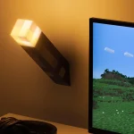 Paladone Minecraft Torch Lamp and Night Light | Wall Mountable & Freestanding - Image 2