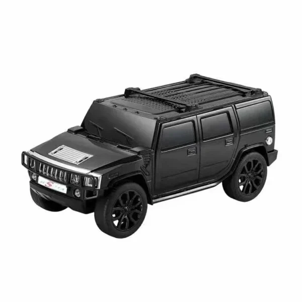 WSTER WS-590 Wireless Bluetooth Car Shaped Music Speaker – Rechargeable, FM Radio, USB/TF, LED Light, Budget Mini Bass Speaker for Gifts & Decor