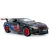 m4 1:32 BMW M4 Metal Track Edition Diecast Model Car – Pull-Back, Lights & Sound (Black/White)