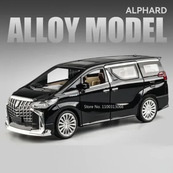 124 Alphard MPV 5 Buy 1:24 Toyota Alphard MPV Diecast Model – Premium Alloy Luxury Van with Opening Doors & Pull-Back | Best Price in Nepal – TechRex NP