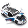 51YiuKFTfBL 1:32 BMW M4 Metal Track Edition Diecast Model Car – Pull-Back, Lights & Sound (Black/White)