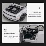 Buy 1:32 Dodge Hellcat Diecast Model Car – Metal Alloy Body, Lights & Sound, Pull-Back Action | Best Price in Nepal - Image 4