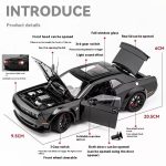 Buy 1:32 Dodge Hellcat Diecast Model Car – Metal Alloy Body, Lights & Sound, Pull-Back Action | Best Price in Nepal
