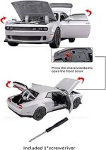 Buy 1:32 Dodge Hellcat Diecast Model Car – Metal Alloy Body, Lights & Sound, Pull-Back Action | Best Price in Nepal - Image 6