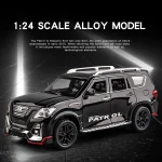 Buy 1:24 Nissan Patrol Diecast Model SUV – Large Alloy Body, Opening Doors, Luxury Off-Road Design, Pull-Back | Best Price in Nepal