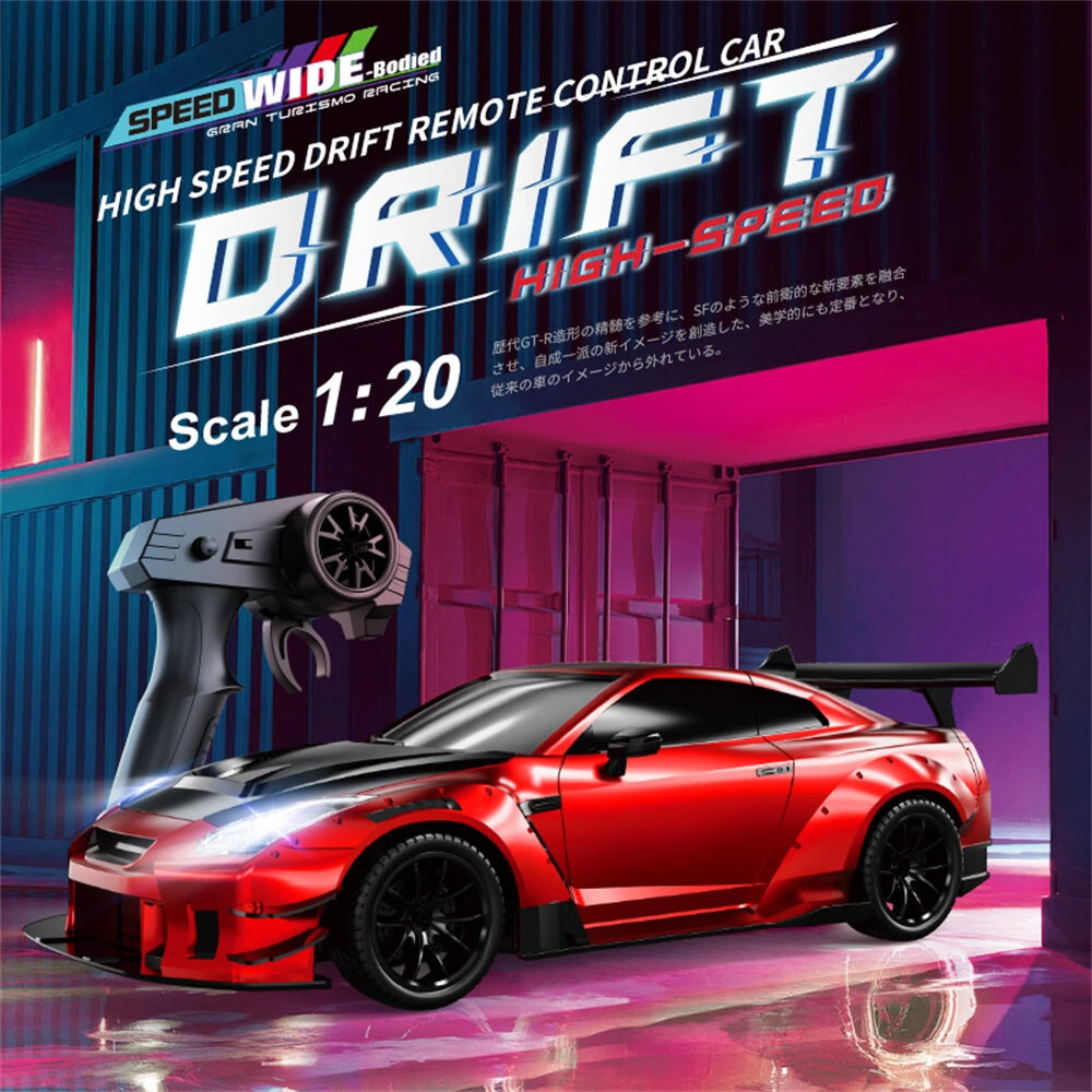 811dcba3-7fe9-4a3f-a3ab-4129ee22e4dc.jpg Nissan GT-R R35 RC Drift Car – 1:16 High-Speed Remote Control Racing Car with Extra Drift Wheels & Accessories | Buy in Nepal – TechRex NP - Image 1