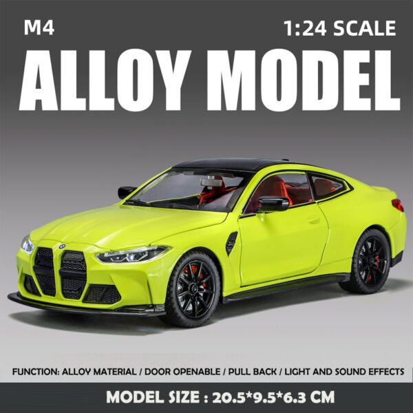 BMW M4 1 Buy 1:24 BMW M4 Diecast Model – Premium Alloy Sports Car with Opening Doors & Pull-Back Action | Best Price in Nepal – TechRex NP
