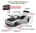 Buy 1:32 Dodge Hellcat Diecast Model Car – Metal Alloy Body, Lights & Sound, Pull-Back Action | Best Price in Nepal - Image 3