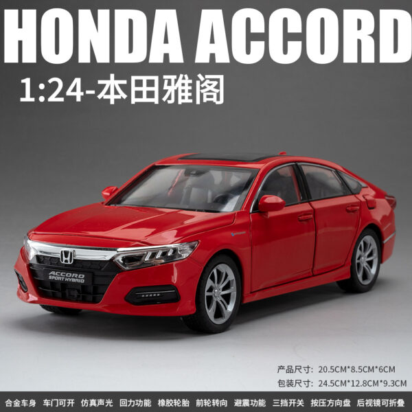 Honda Accord 1 Buy 1:24 Honda Accord Diecast Model – Premium Alloy Sedan with Opening Doors & Pull-Back Action | Best Price in Nepal – TechRex NP