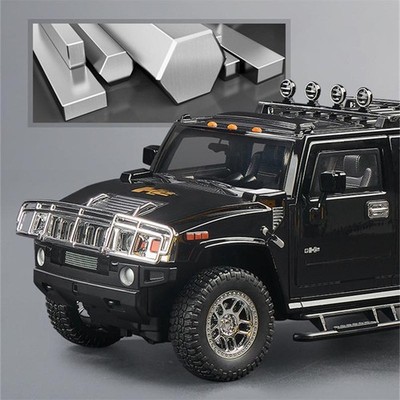 Hummer H2 2 Buy 1:24 Hummer H2 Diecast Model – Full Opening Doors, Alloy Off-Road SUV Toy with Pull-Back Action | Premium Collectible in Nepal – TechRex NP