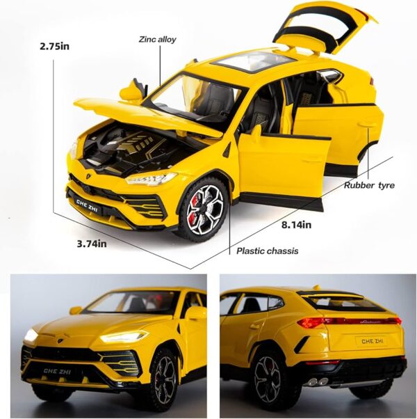 Lamborghini Urus 2 Buy 1:24 Lamborghini Urus Diecast Model – Alloy SUV Toy Car with Opening Doors & Pull-Back Action | Best Price in Nepal – TechRex NP
