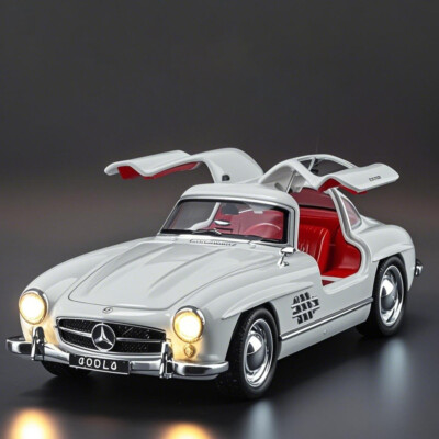Mercedes-Benz 300 SL 3 Buy 1:32 Mercedes-Benz 300SL Classic Racing Diecast Model – Alloy Body, Opening Doors, Pull-Back | Best Price in Nepal