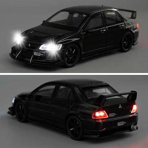 Buy 1:32 Mitsubishi Lancer Evo IX Diecast Model – JDM Sports Car, Alloy Body, Display Stand, Opening Doors & Pull-Back | Best Price in Nepal