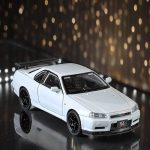 Buy 1:32 Nissan Skyline GT-R R34 Diecast Model Car – Metal Alloy Body, Opening Doors, Pull-Back, Lights & Sound | Best Price in Nepal - Image 2