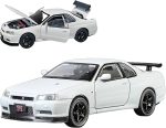 Buy 1:32 Nissan Skyline GT-R R34 Diecast Model Car – Metal Alloy Body, Opening Doors, Pull-Back, Lights & Sound | Best Price in Nepal - Image 5