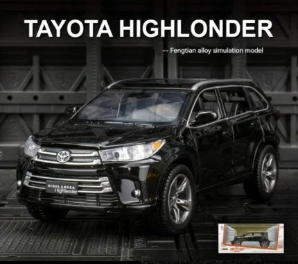 Buy 1:32 Toyota Highlander Diecast Model SUV – Metal Alloy Body, Lights, Sound & Pull-Back | Best Price in Nepal