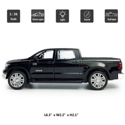 Toyota Tundra 3 Buy 1:32 Toyota Tundra Diecast Model Pickup Truck – Metal Alloy Body, Pull-Back, Lights & Sound | Best Price in Nepal