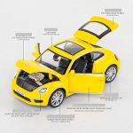 Buy 1:32 Volkswagen Beetle GSR Diecast Model Car – Metal Alloy Body, Pull-Back, Opening Doors, Lights & Sound | Best Price in Nepal - Image 6