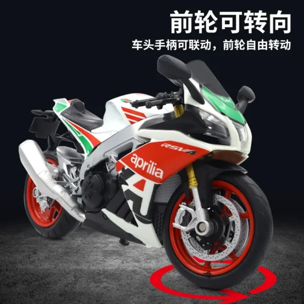 112 Aprilia RSV4 RR1000 2 1:12 Aprilia RSV4 RR1000 Diecast Motorcycle Model – Premium Alloy Superbike Collectible | Buy in Nepal – TechRex NP