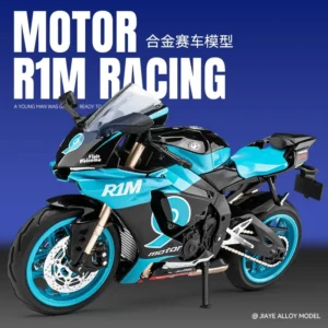1:9 Yamaha R1M Racing Motorcycle Diecast Model – Large Scale Alloy Bike with Stand | Buy in Nepal