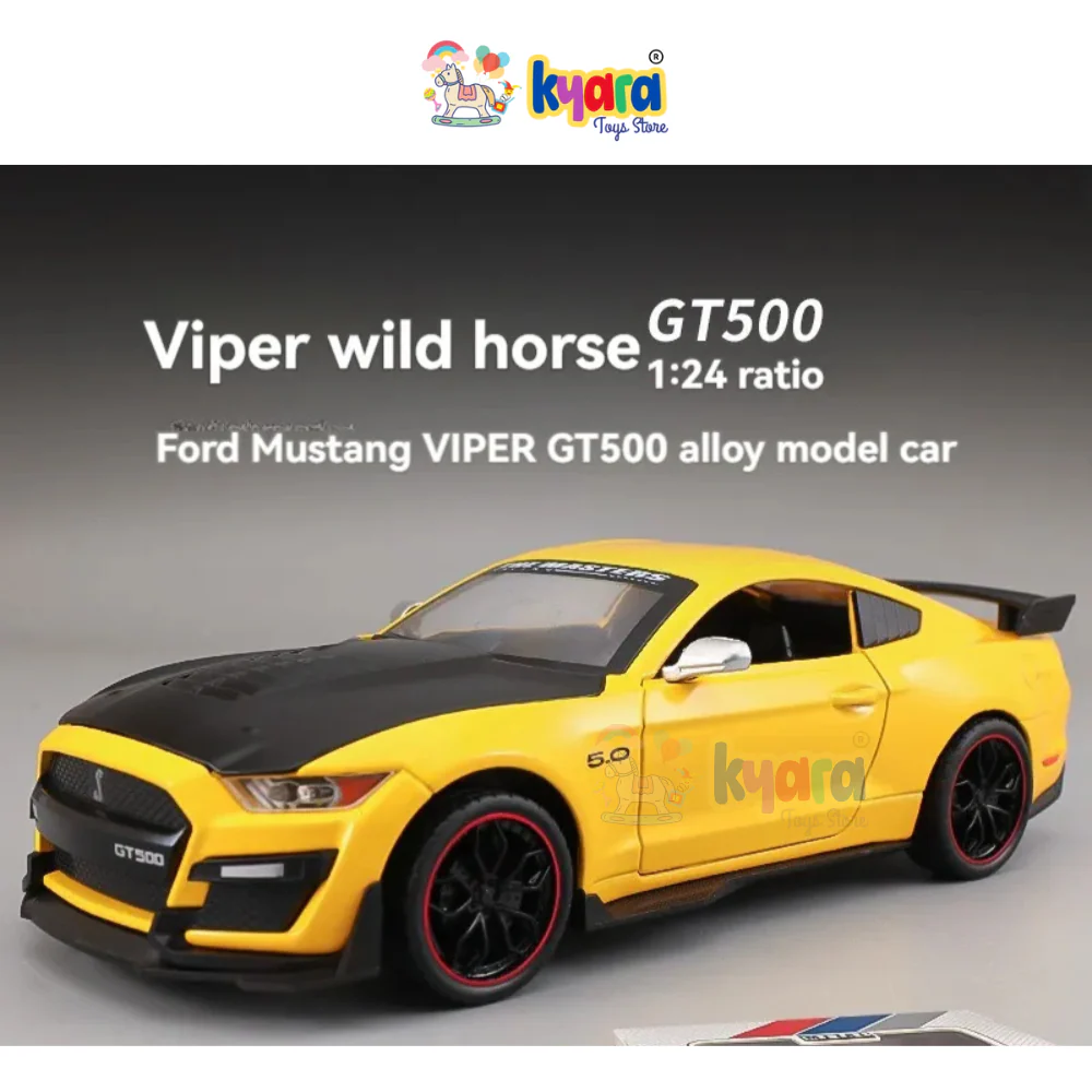 2020 Ford Mustang Shelby GT500 6 1:24 Ford Mustang Viper GT500 Diecast Model Car – Premium Alloy Sports Car Toy with Opening Doors | Buy in Nepal – TechRex NP - Image 1