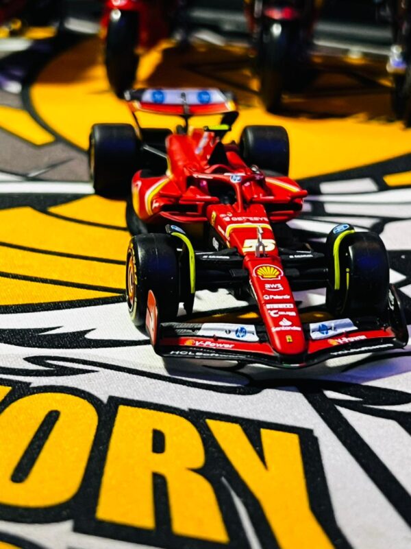 Ferrari SF24 Formula 1 2024 1:43 Diecast Car – Leclerc #16 & Sainz #55 Collectible in Nepal | TechRex