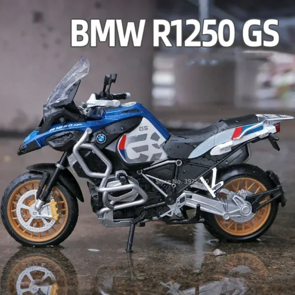 1:12 BMW R1250 GS Adventure Motorcycle Diecast Model – Premium Alloy Bike Collectible | TechRex NP Nepal