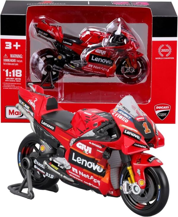 Ducati Lenovo MotoGP 2023 1:18 Diecast Bikes – #23 Bastianini & #1 Bagnaia in Nepal | TechRex