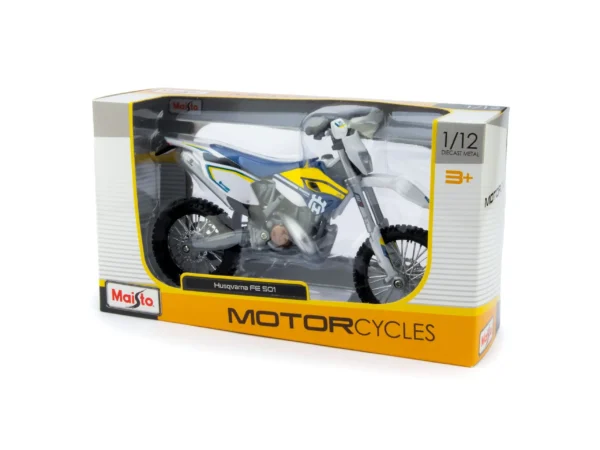 Husqvarna FE 501 1:12 Diecast Dirt Bike Model – Off-Road Enduro Collectible in Nepal | TechRex