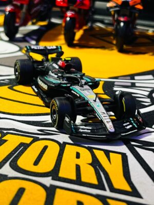 ab2f81ab-5745-4fb6-9d2b-bacb27630c8a Mercedes W14 Formula 1 2023 1:43 Diecast Car – Hamilton #44 & Russell #63 Collectible in Nepal | TechRex