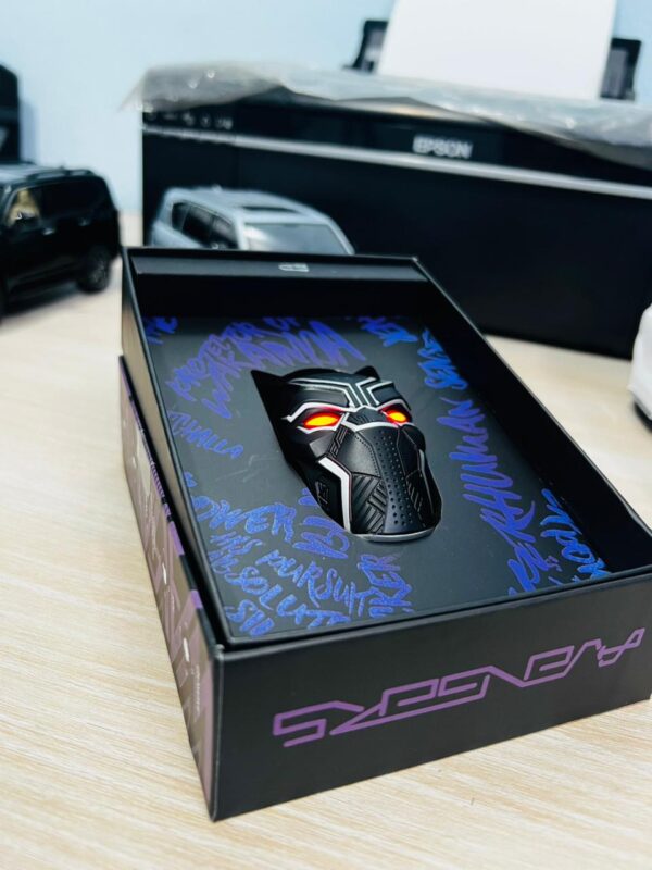 Black Panther Wireless EarPods in Nepal | Bluetooth 5.3, LED Eyes, Deep Bass, Touch Control – TechRex NP Wakanda forever Earpods