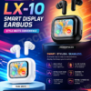 LX-10 Smart Display ANC Wireless Earbuds – Bluetooth Earbuds with Touch Screen Charging Case for Music, Calls & Daily Use