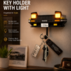 AE86 Key Holder with Light – Black JDM Car Key Holder for Car Lovers, Anime Fans & Collectors