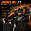 DWI Dowellin 811 F1 RC Drift Car – 1:16 Electric Remote Control Racing Car with Battery, Charger & Drift Tires