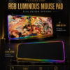 RGB Luminous Computer Mouse Pad – Large 800×300mm LED Gaming Desk Mat for Keyboard & Mouse Setup