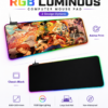 RGB Luminous Computer Mouse Pad – Large 800×300mm LED Gaming Desk Mat for Keyboard & Mouse Setup