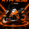 CCA KTM 1290 Super Duke-Style 1:12 Diecast Model Bike – Orange & Silver Naked Motorcycle Collectible for Riders, Gifts & Display
