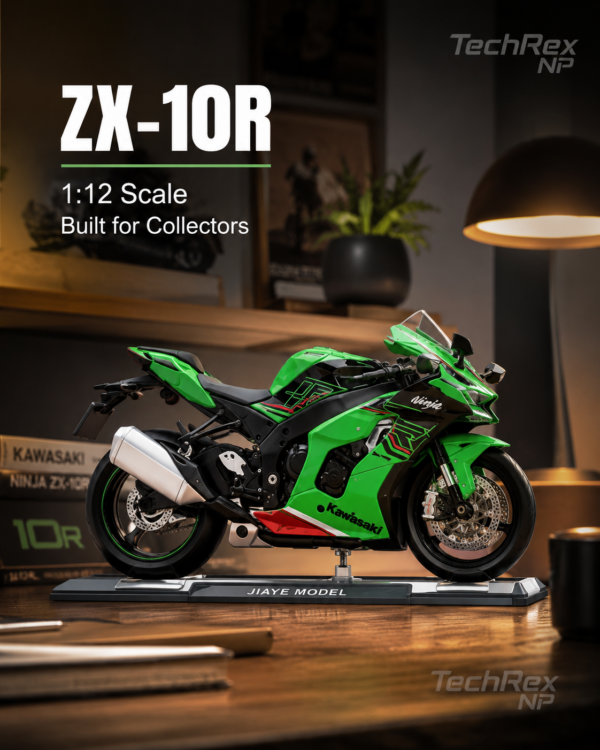 ChatGPT Image May 27, 2026, 07_36_15 PM (7) JiaYe Kawasaki Ninja ZX-10R-Style 1:12 Diecast Model Bike – Green Sport Motorcycle Collectible for Riders, Gifts & Desk Display