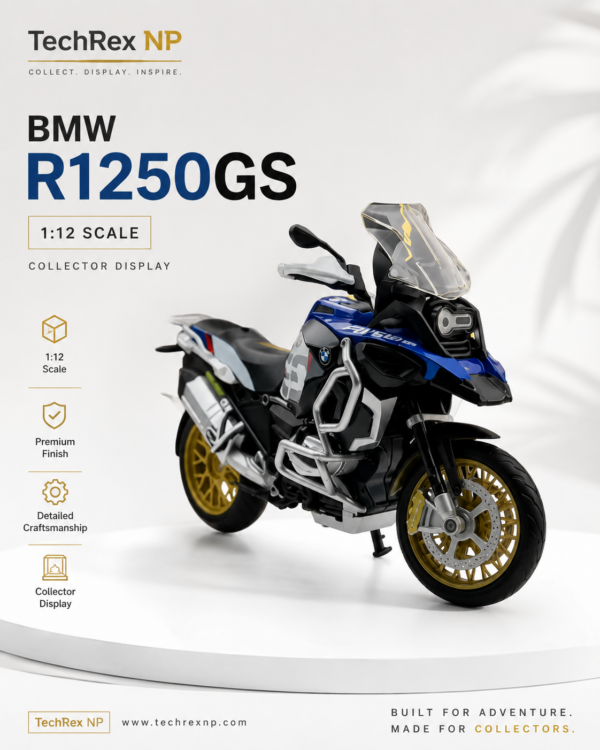 ChatGPT Image May 27, 2026, 08_12_13 PM (2) CCA BMW R1250GS-Style 1:12 Diecast Model Bike – Blue Adventure Motorcycle Collectible for Riders, Gifts & Desk Display
